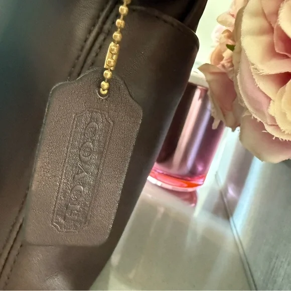 Vintage USA Coach Legacy champion gloved Tanned crossbody bag turn lock - Picture 11 of 15